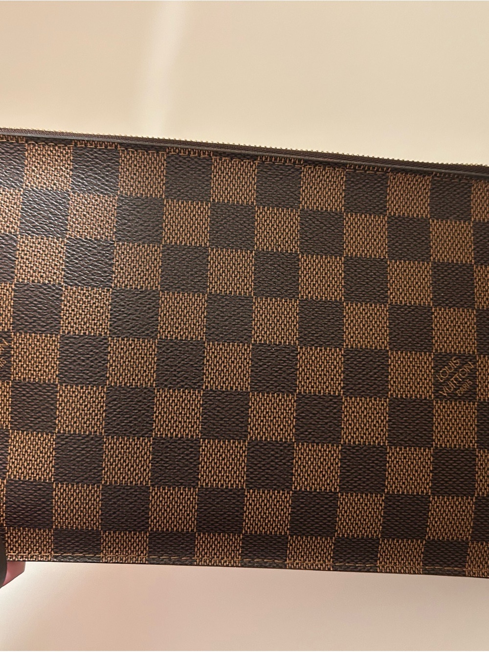 Authentic Louis Vuitton Neverfull Pouchette Wristlet - Picture 3 of 14